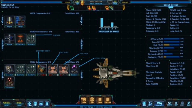Star Traders: Frontiers - Scout Cutter: The Peaceful Warrior