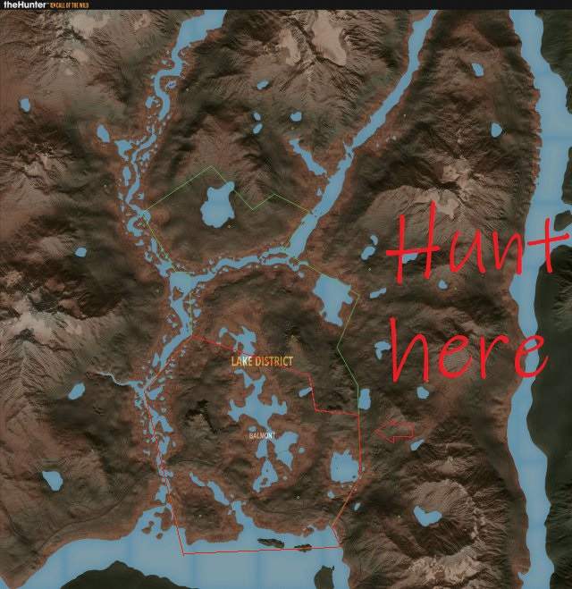 the hunter call of the wild maps list