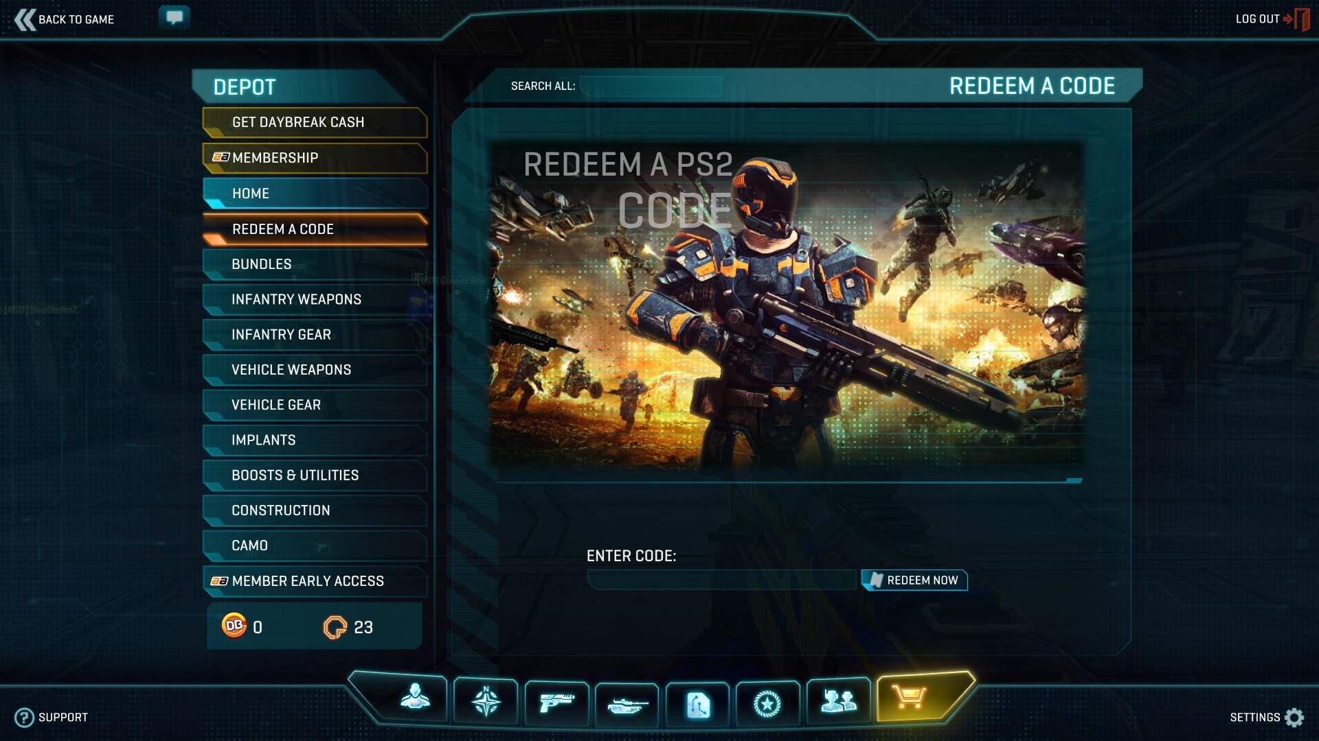 Planetside 2 All Free Loot Codes In 19