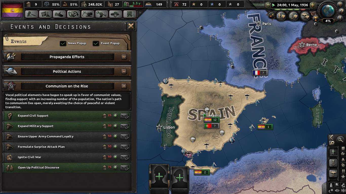 hearts of iron 4 spain guide