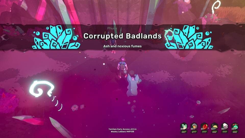 Temtem Corrupted Badlands Walkthrough Guide Chests Items And Map