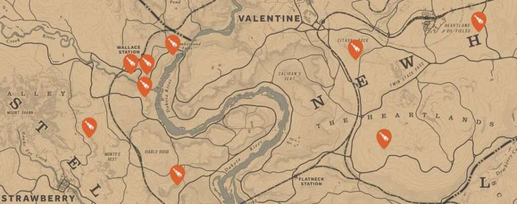 red dead redemption 2 full interactive map