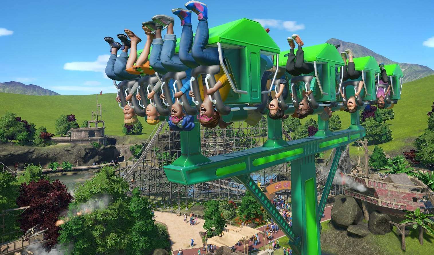 planet coaster water