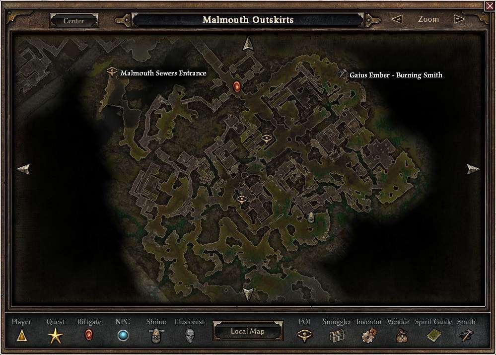 the maphack grim dawn map
