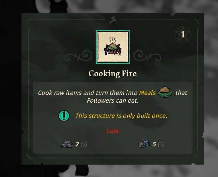 Cult of the Lamb Cooking Guide